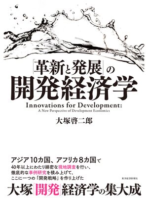 cover image of 「革新と発展」の開発経済学